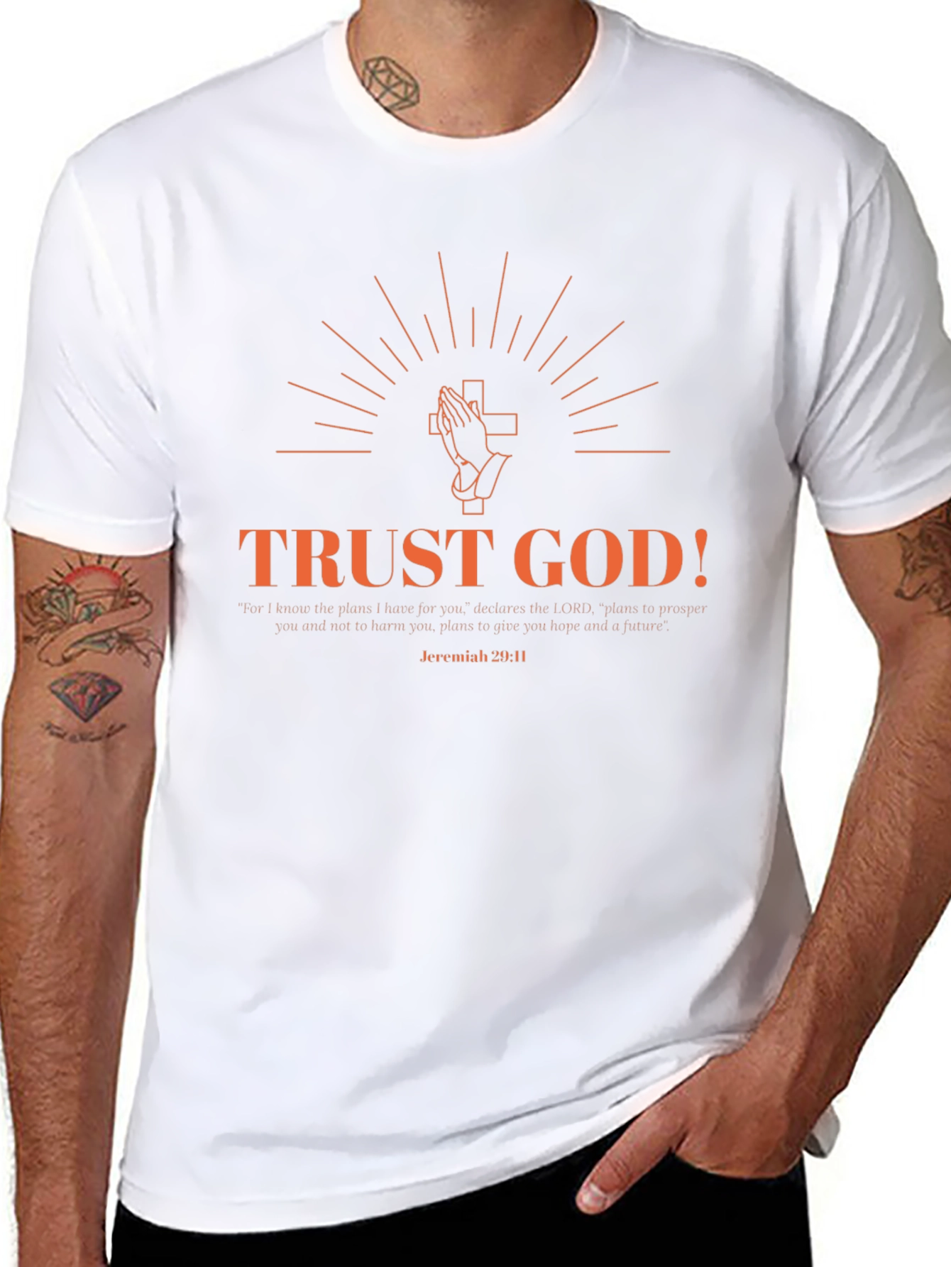 Trust God T-Shirt - Faith Inspired Tee