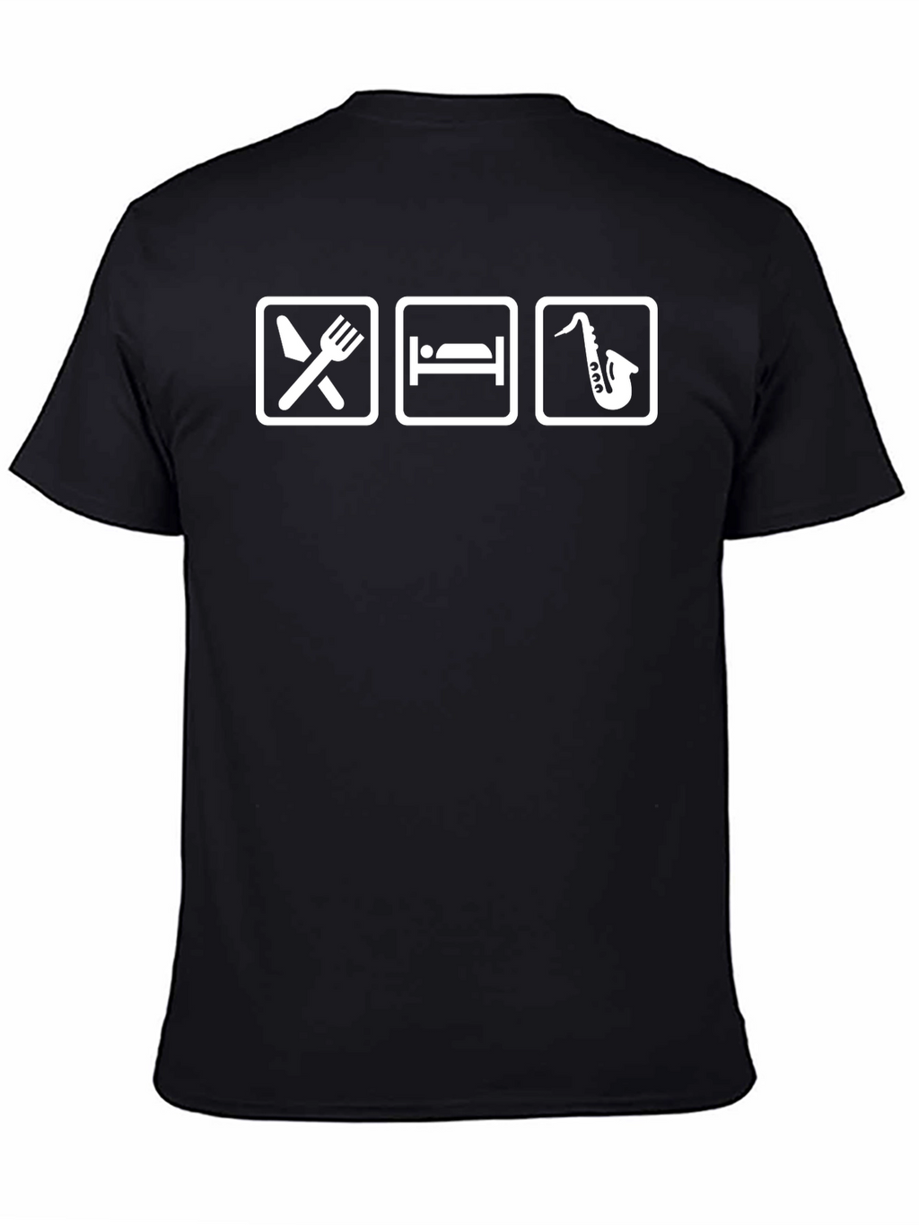 Eat Sleep Sax T-Shirt - Musicians Tee