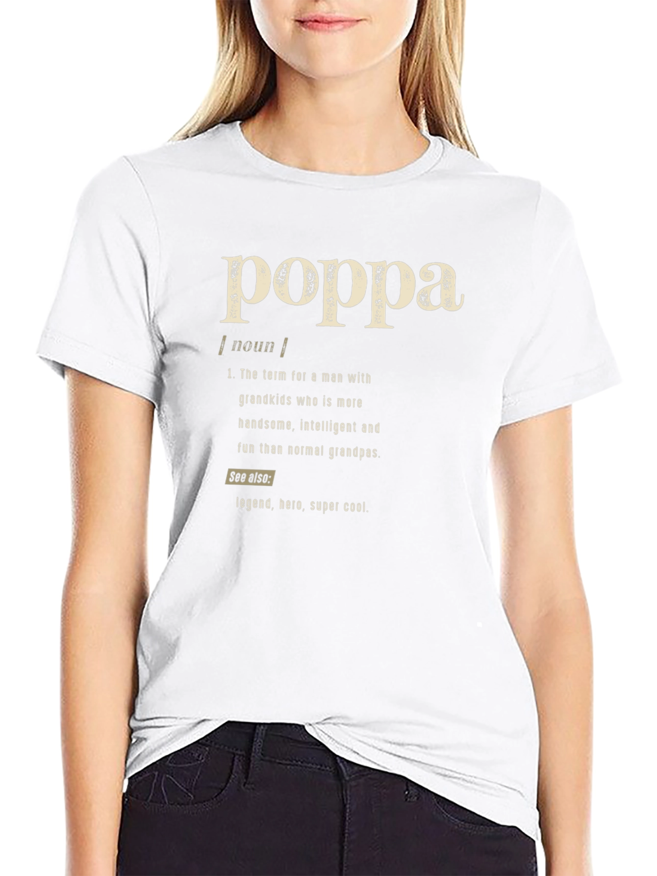 Poppa Definition T-Shirt - Gift for Grandpas