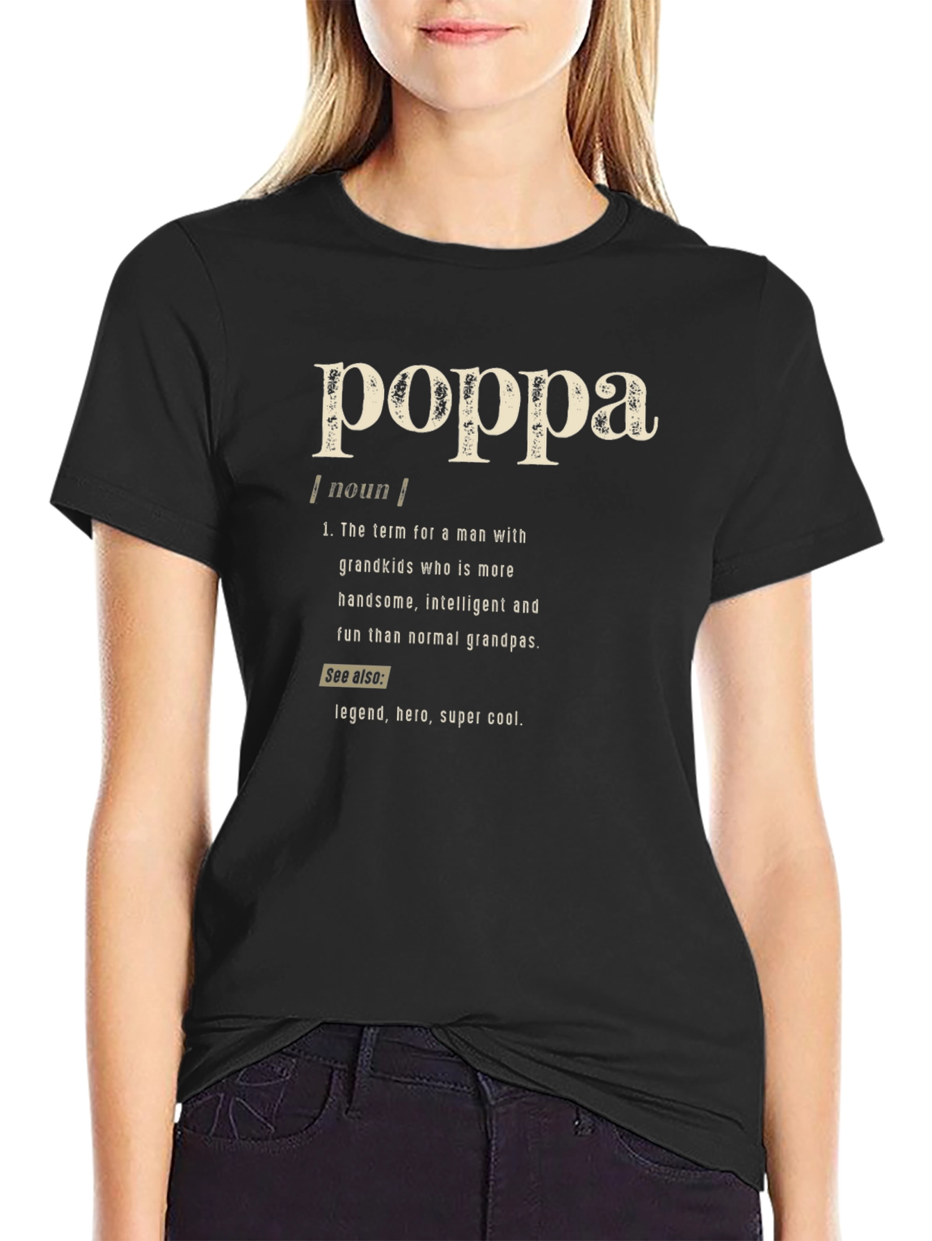 Poppa Definition T-Shirt - Gift for Grandpas