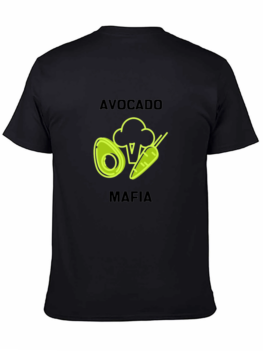 Avocado Mafia Black Graphic T-Shirt