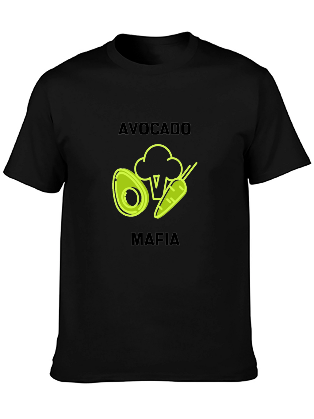 Avocado Mafia Black Graphic T-Shirt