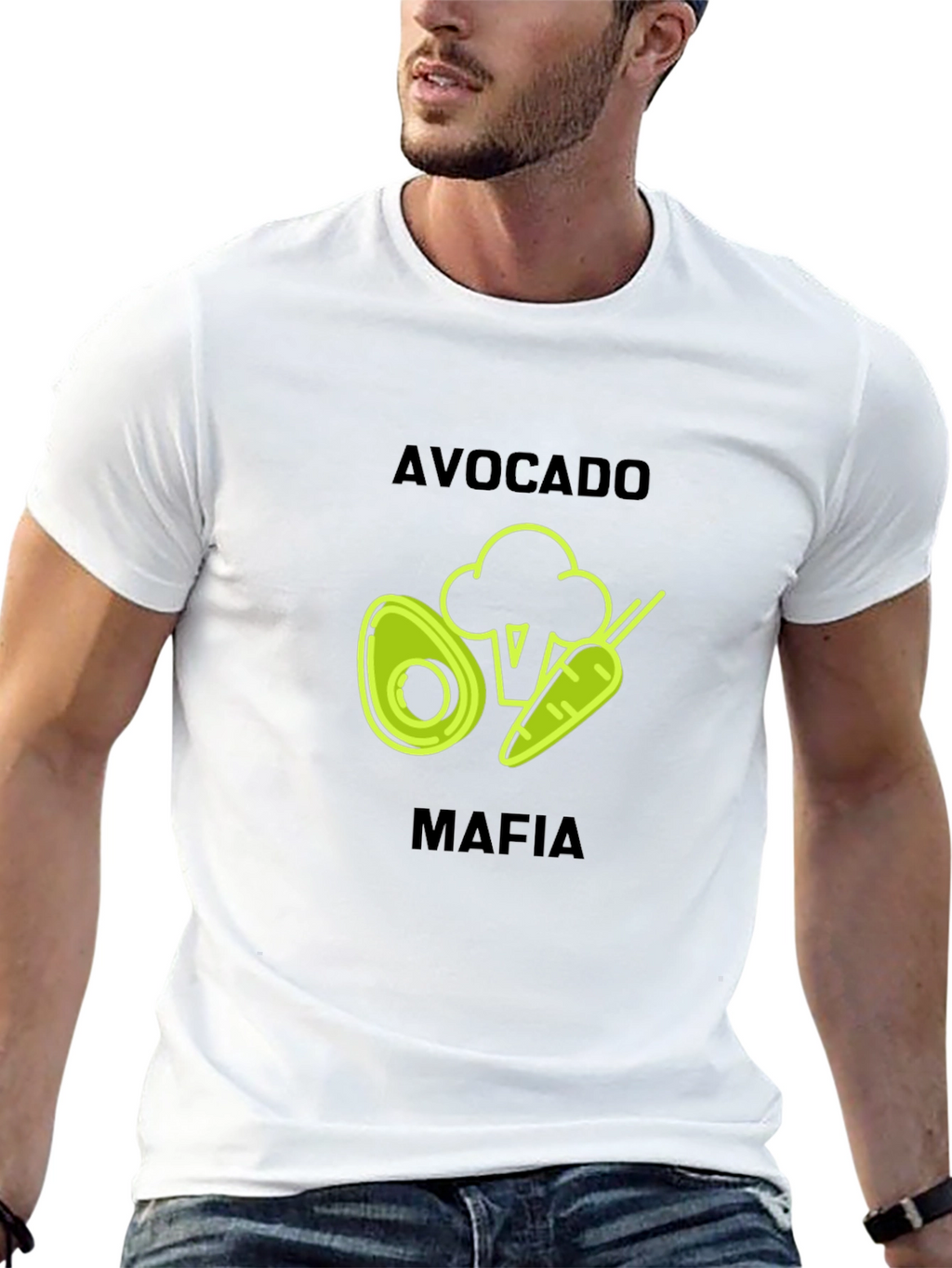 Avocado Mafia Black Graphic T-Shirt