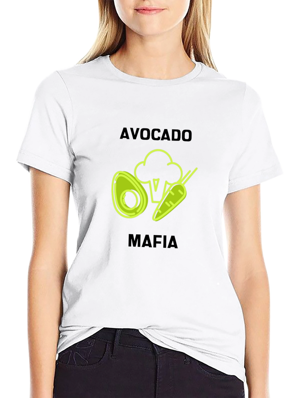 Avocado Mafia Black Graphic T-Shirt