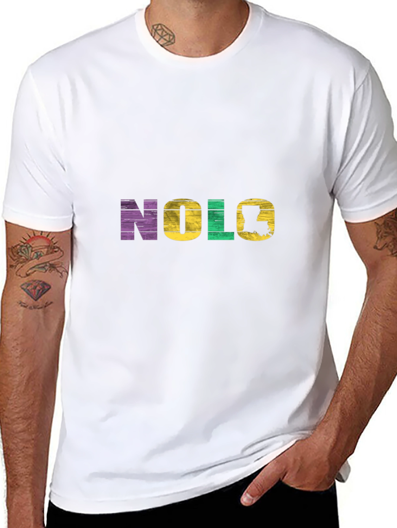 NOLO Louisiana Mardi Gras T-Shirt