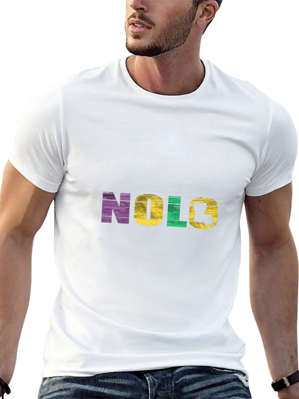 NOLO Louisiana Mardi Gras T-Shirt