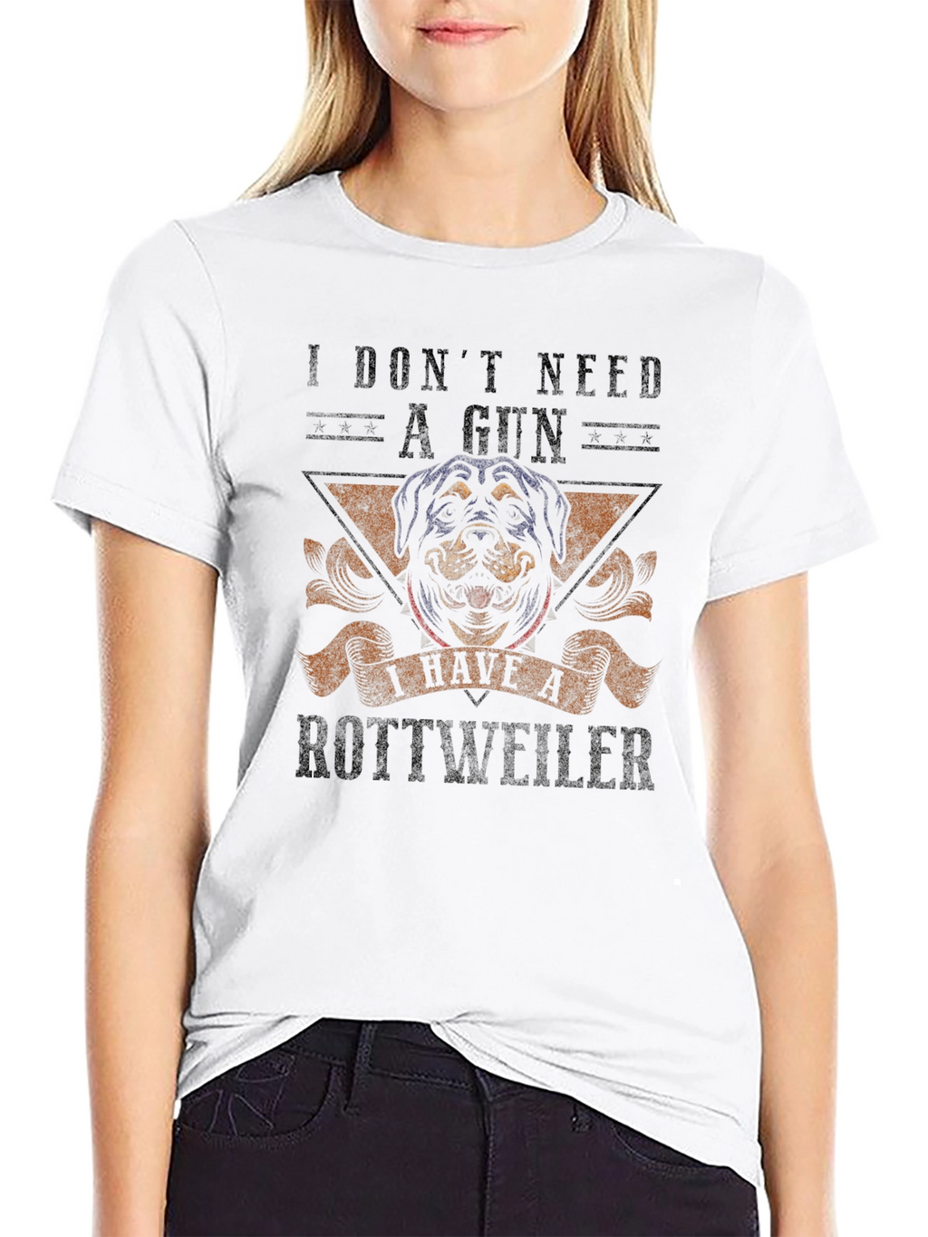 Rottweiler Dog Graphic T-Shirt - Protective Pet Owner