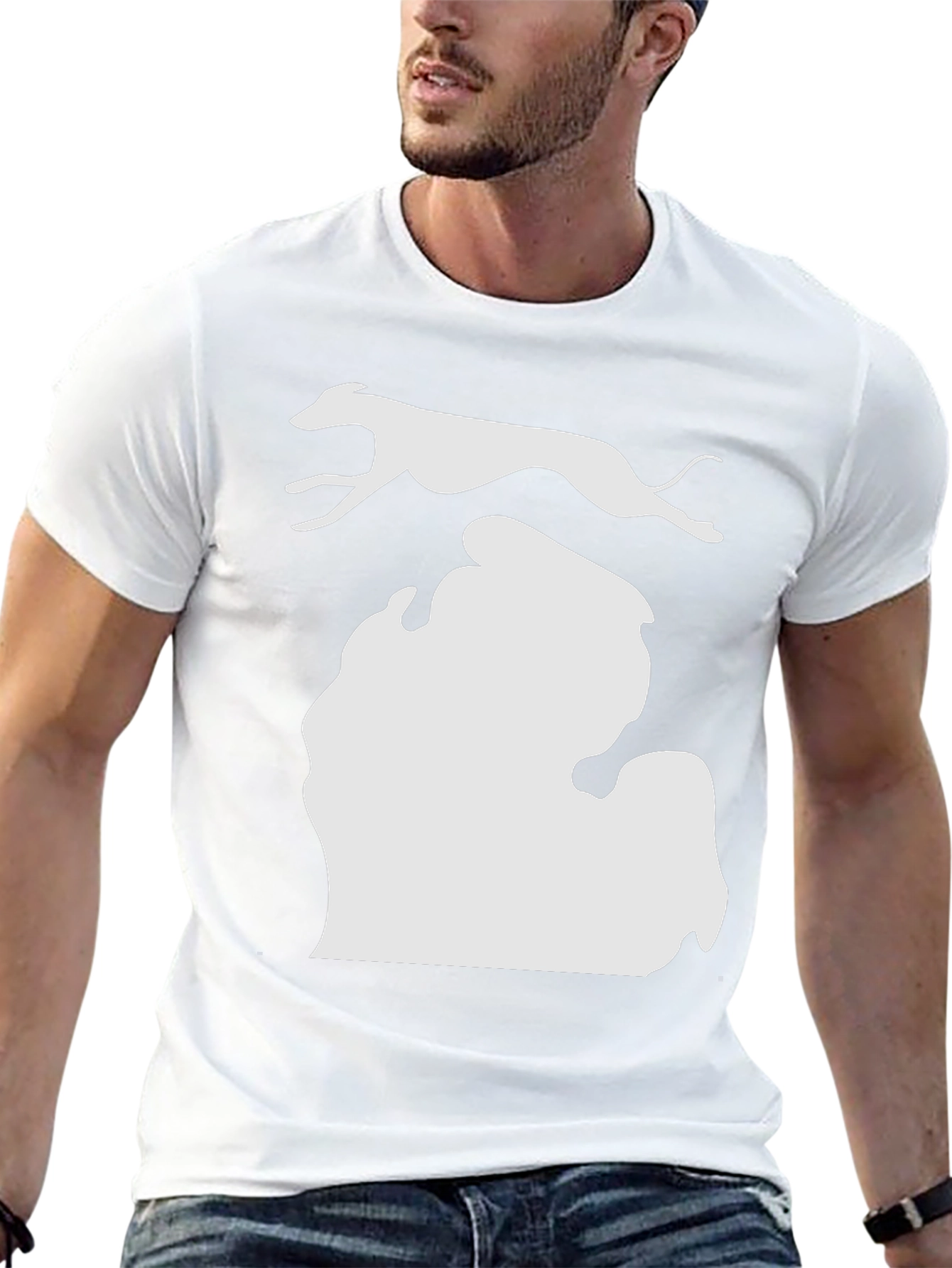 Michigan Greyhound Graphic Tee