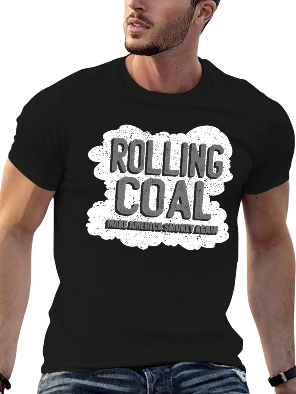 Rolling Coal Graphic Tee - Make America Smokey Again