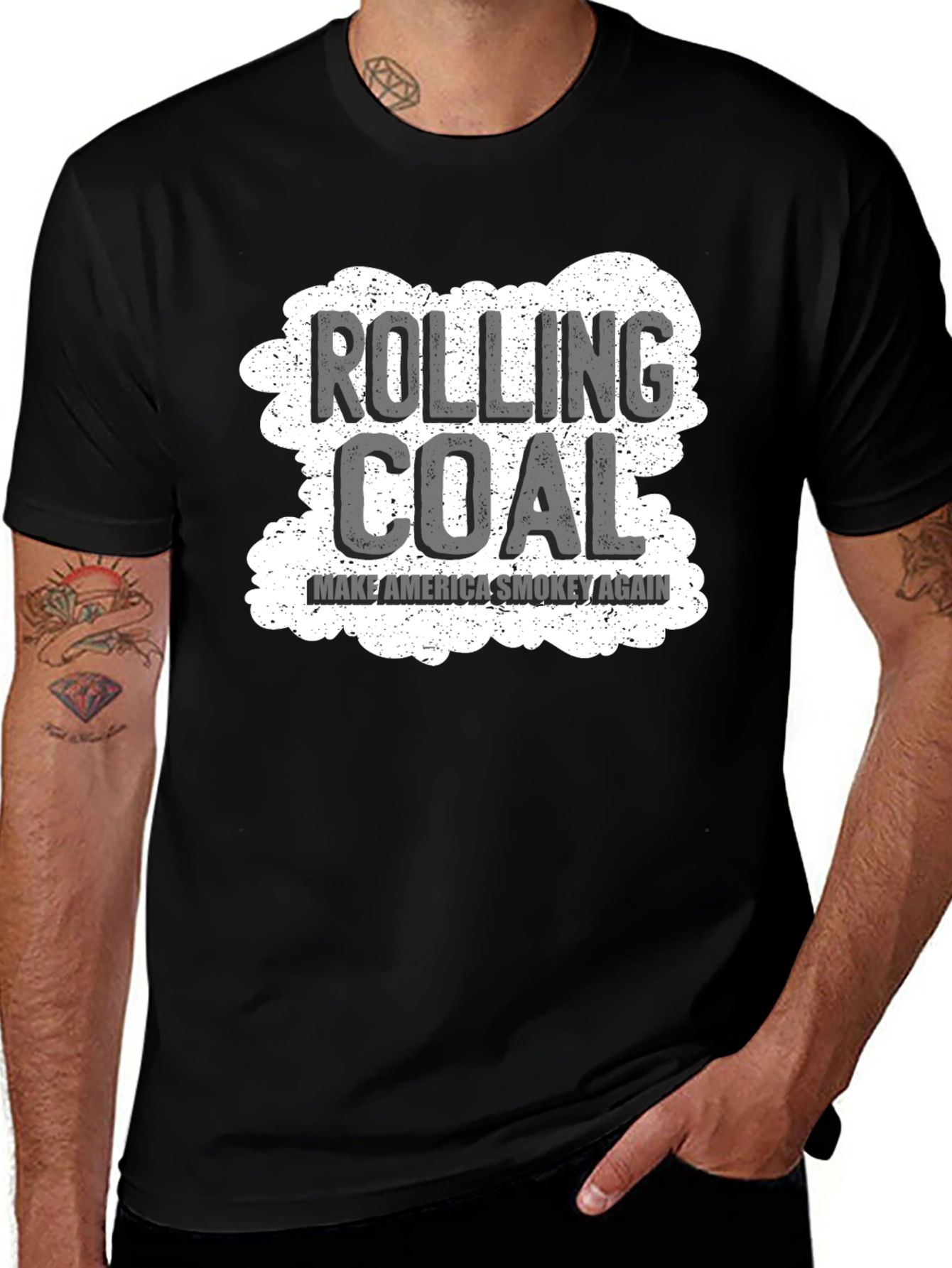Rolling Coal Graphic Tee - Make America Smokey Again
