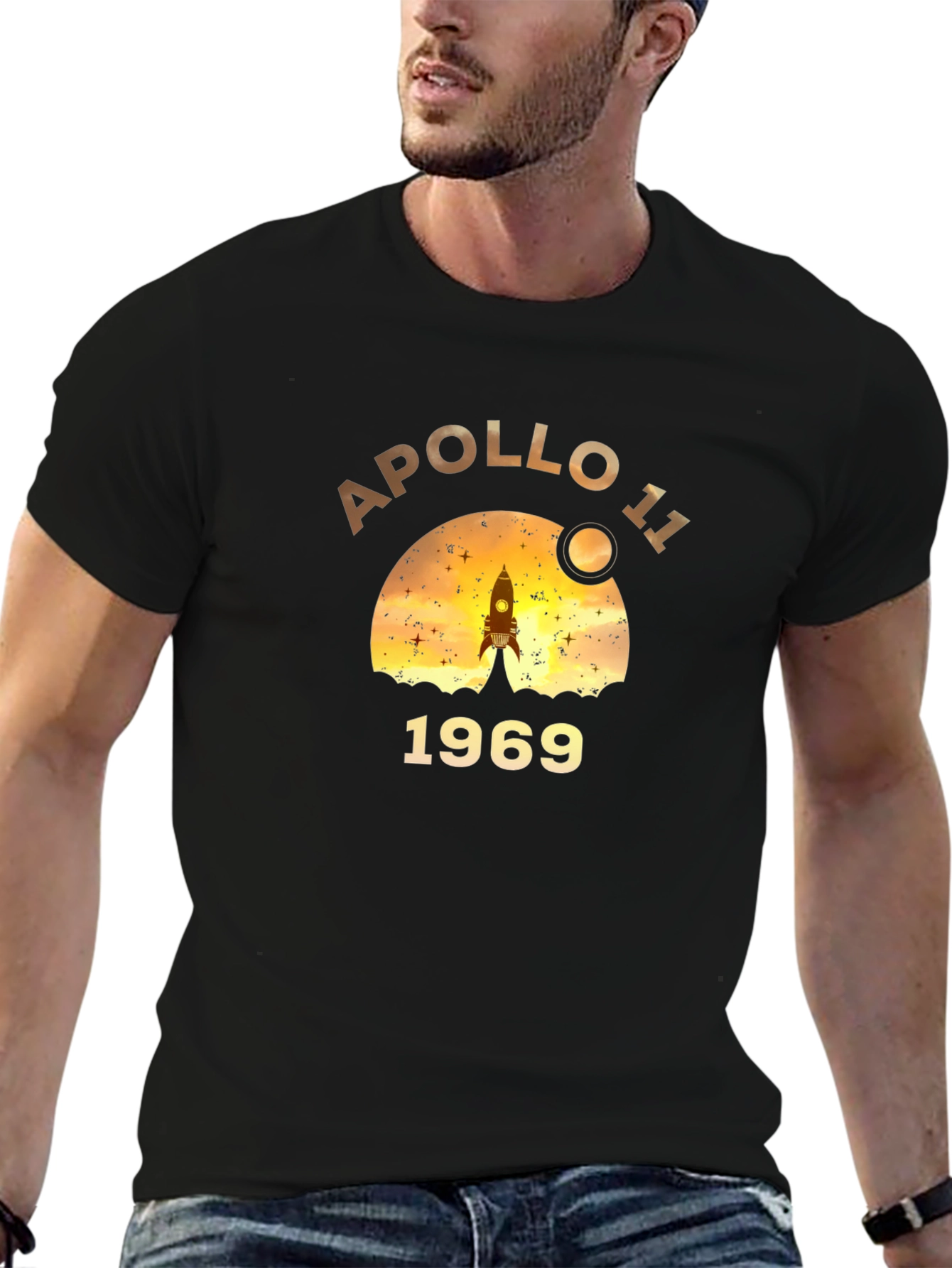 Apollo 11 1969 Black T-Shirt