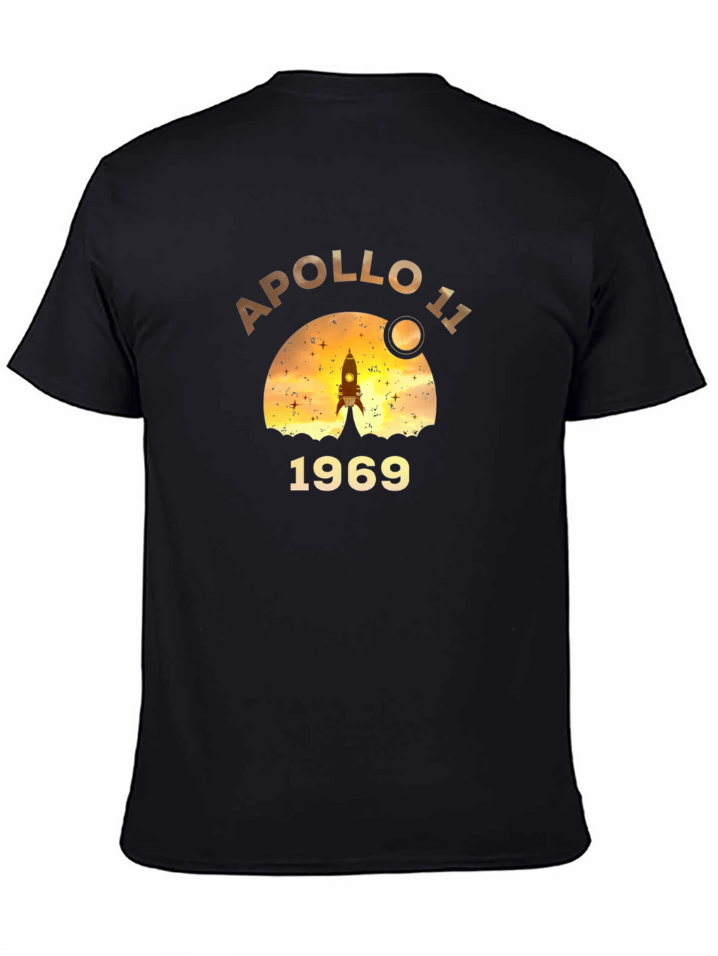 Apollo 11 1969 Black T-Shirt