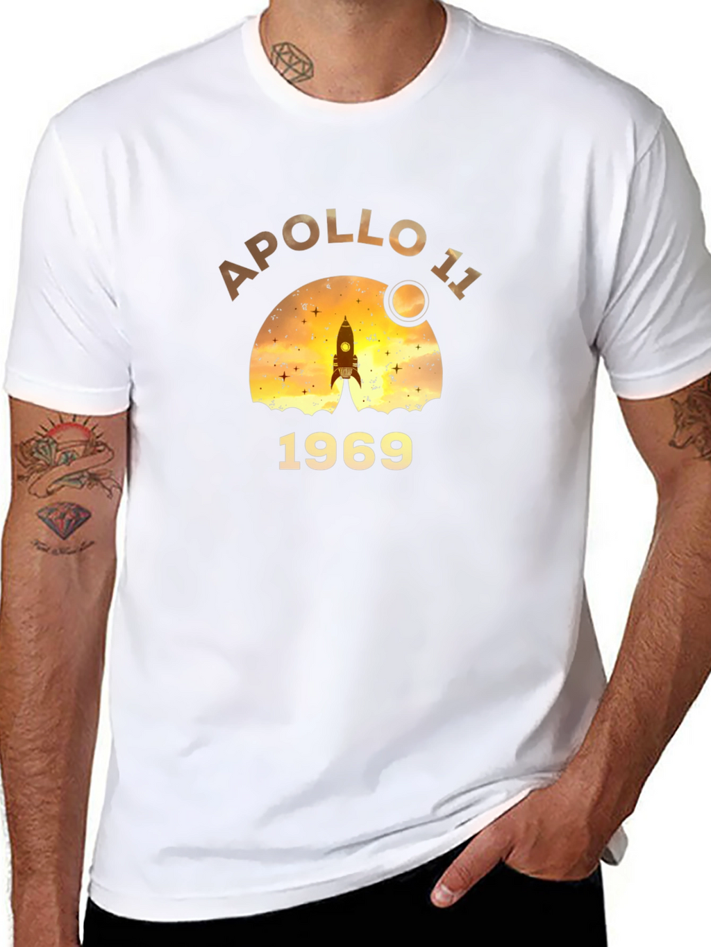 Apollo 11 1969 Black T-Shirt