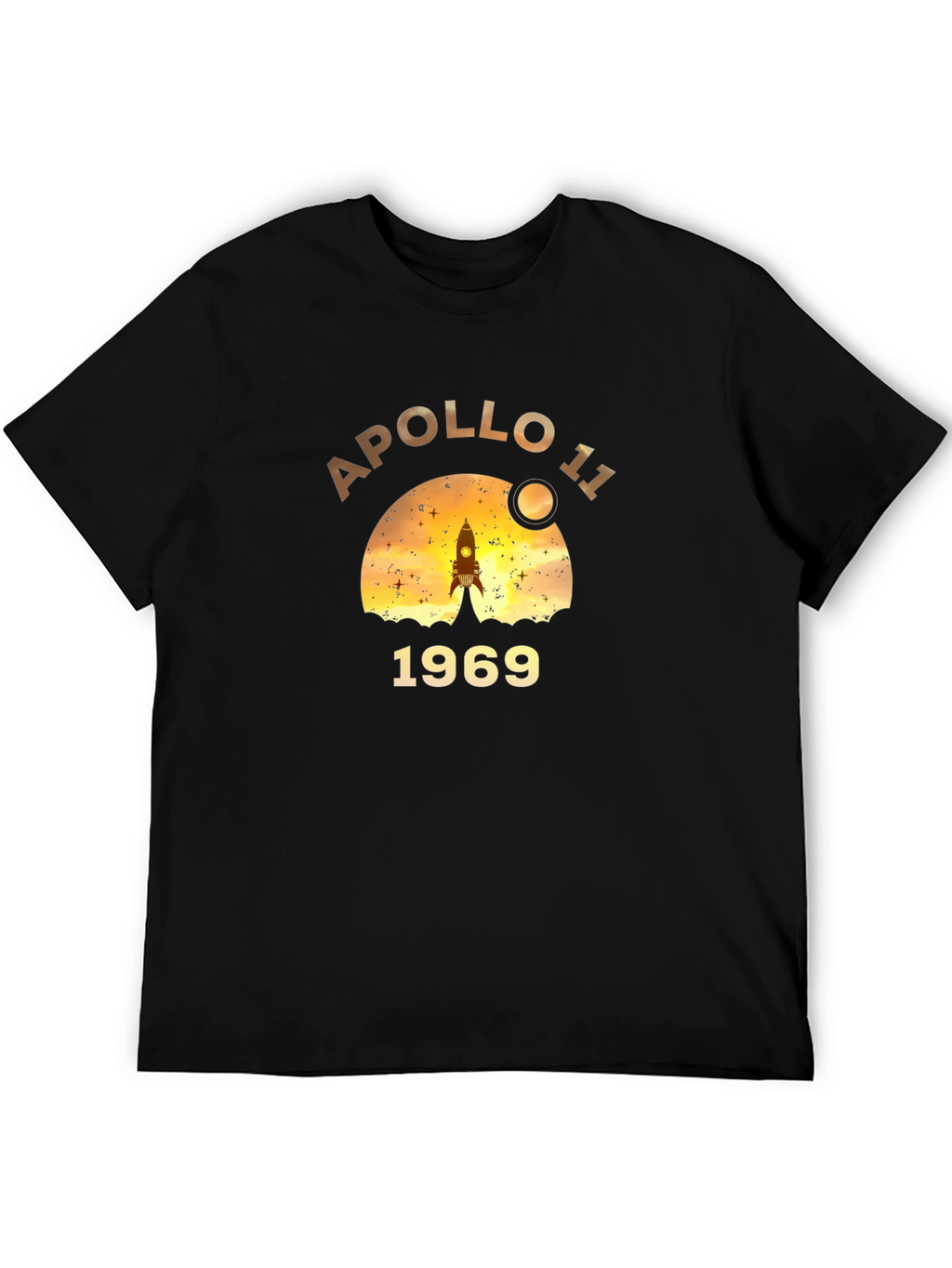 Apollo 11 1969 Black T-Shirt