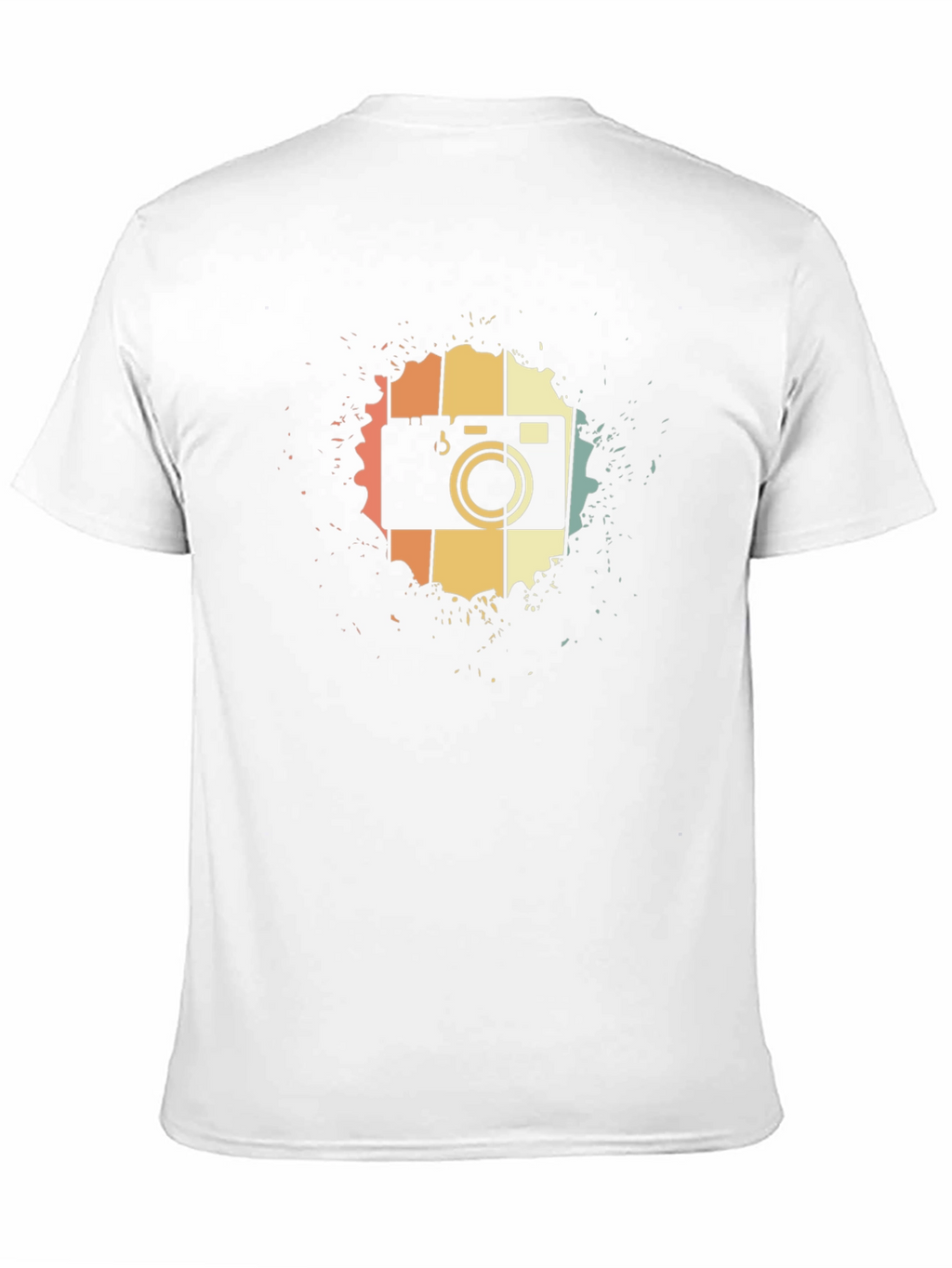 Retro Camera Graphic Tee - Black