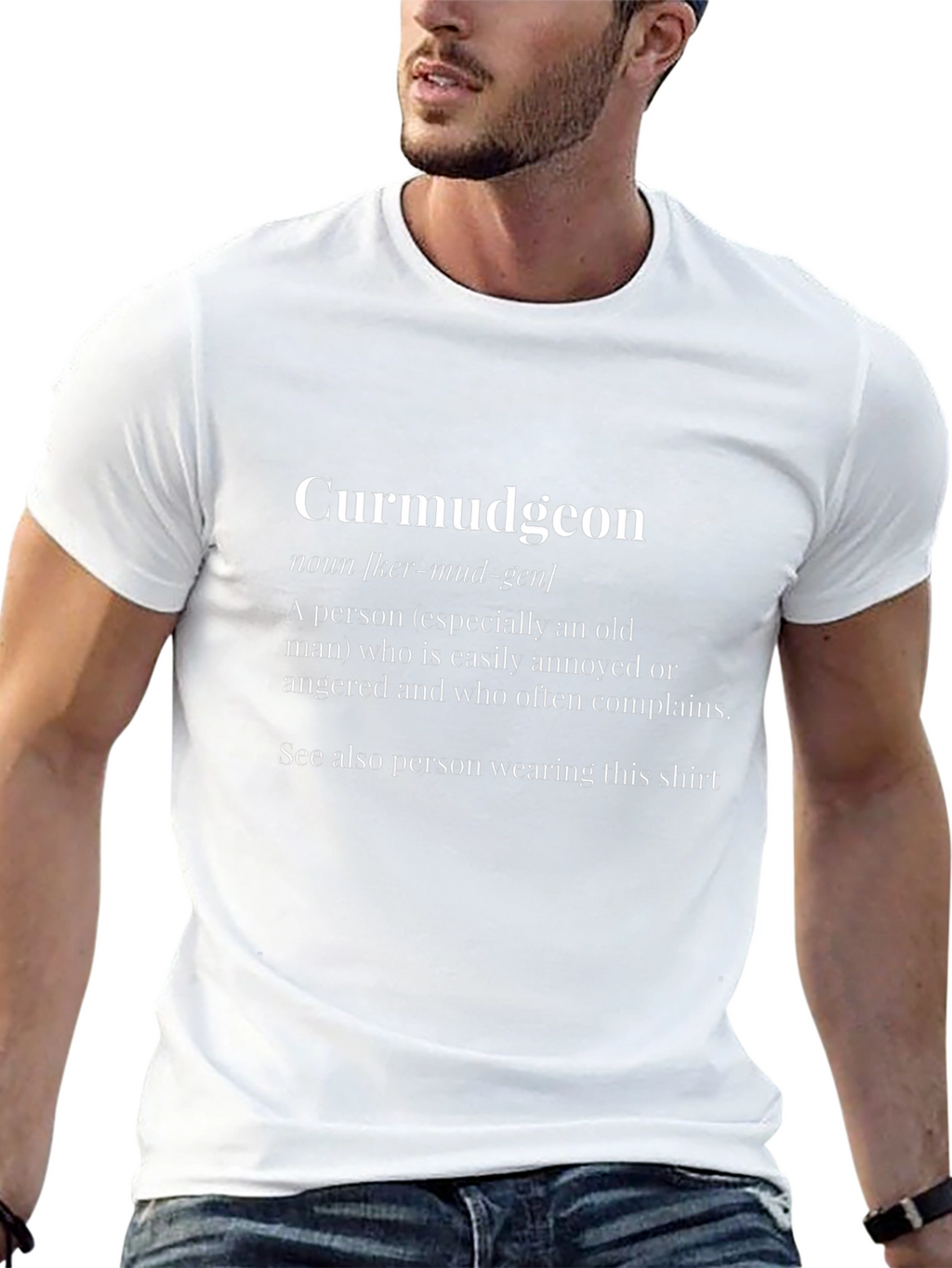 Curmudgeon Definition T-Shirt - Funny Sarcastic Humor Tee