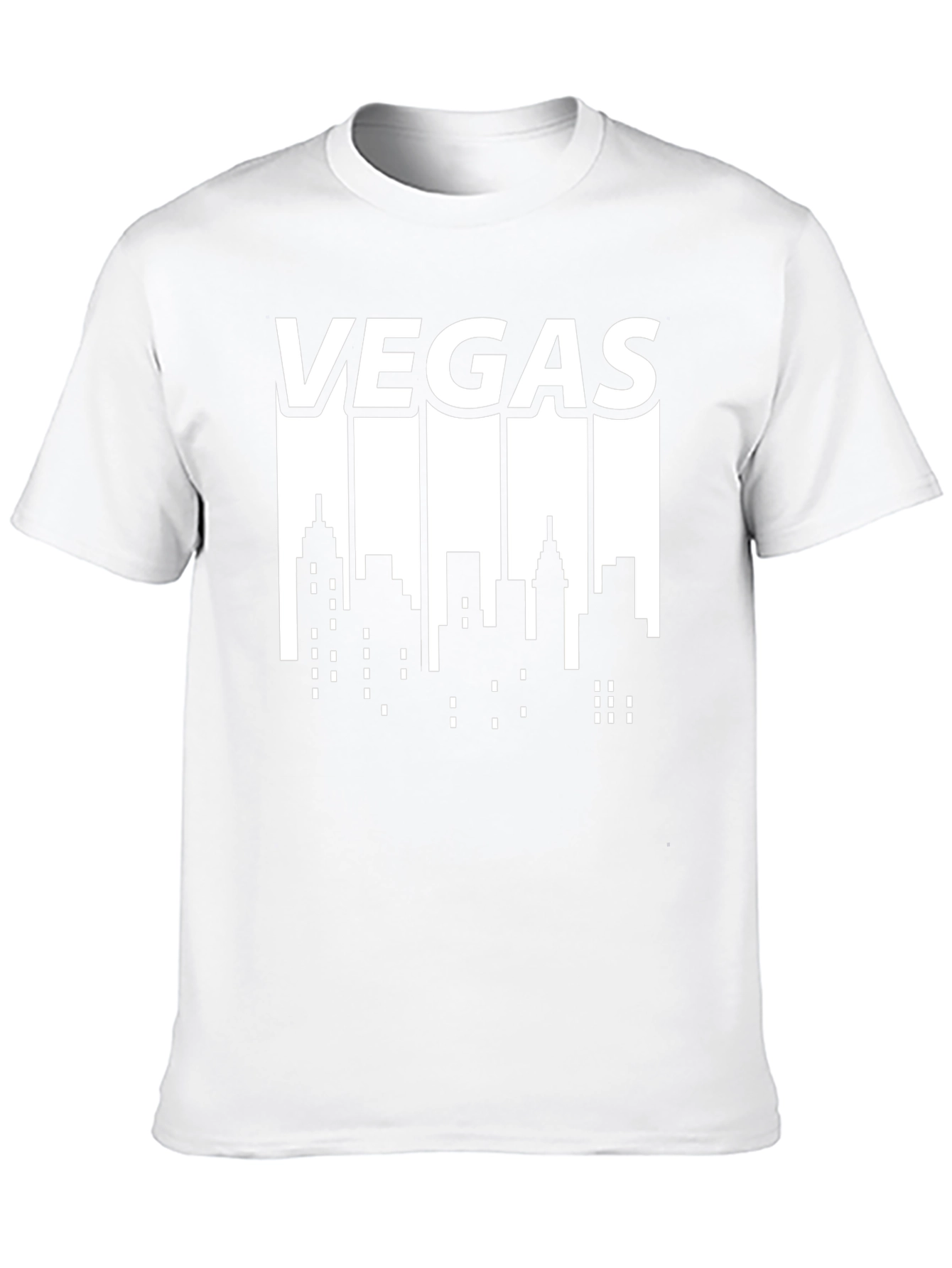 Vegas Cityscape Graphic Tee - Modern Style