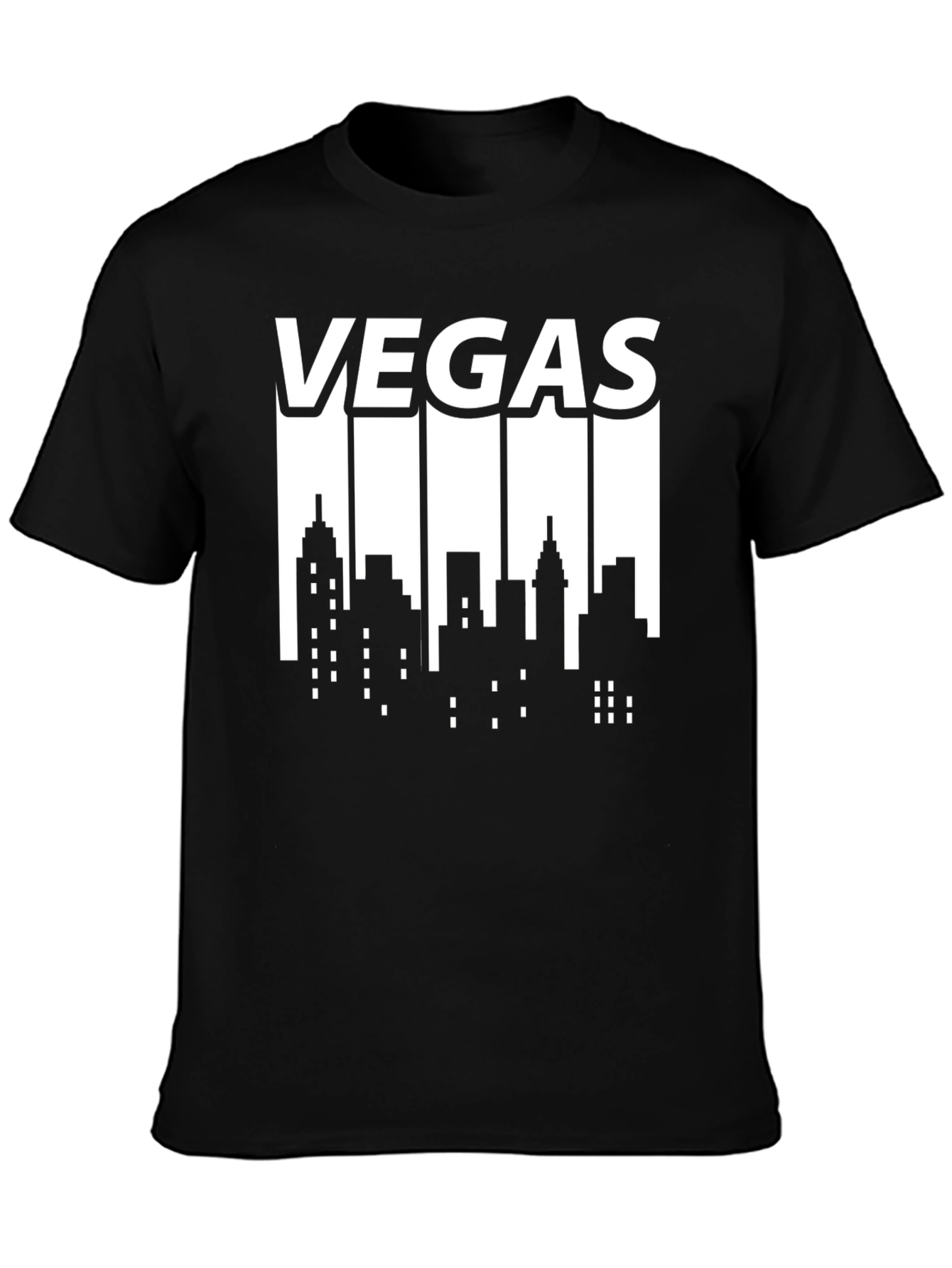 Vegas Cityscape Graphic Tee - Modern Style