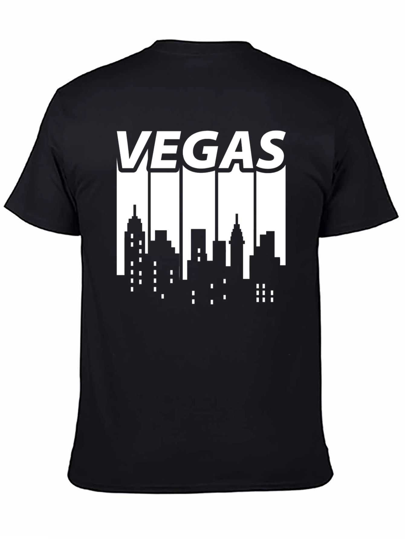 Vegas Cityscape Graphic Tee - Modern Style