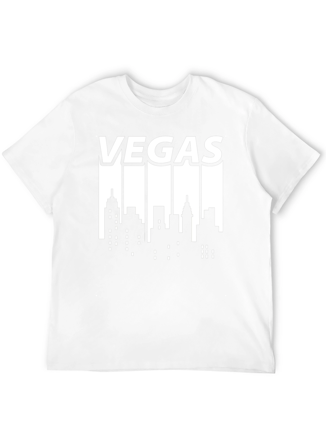 Vegas Cityscape Graphic Tee - Modern Style