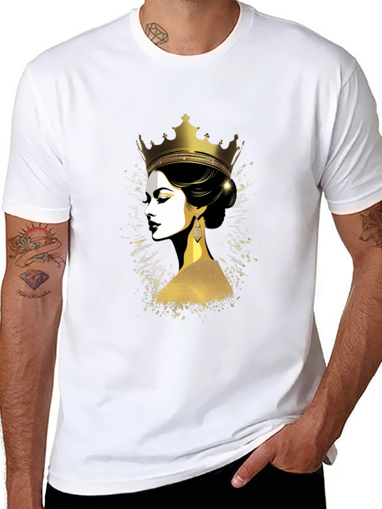 Queen Graphic Black T-Shirt