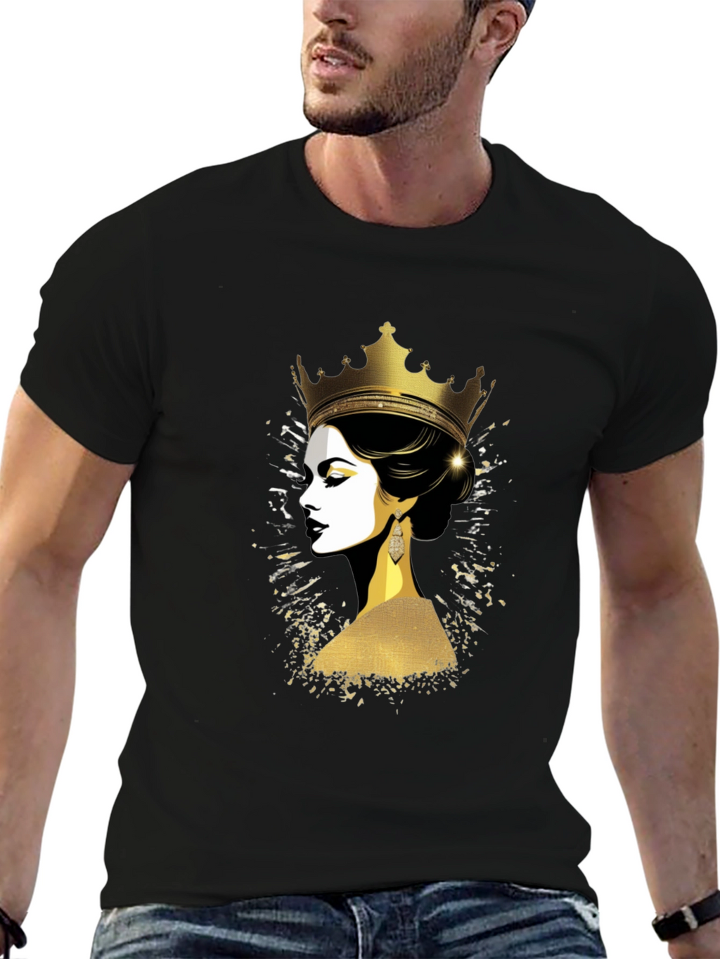 Queen Graphic Black T-Shirt