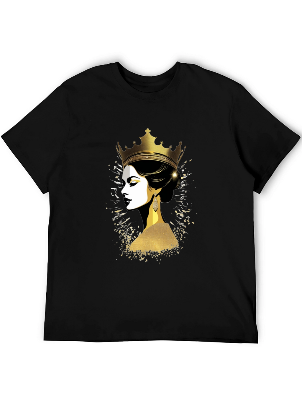 Queen Graphic Black T-Shirt