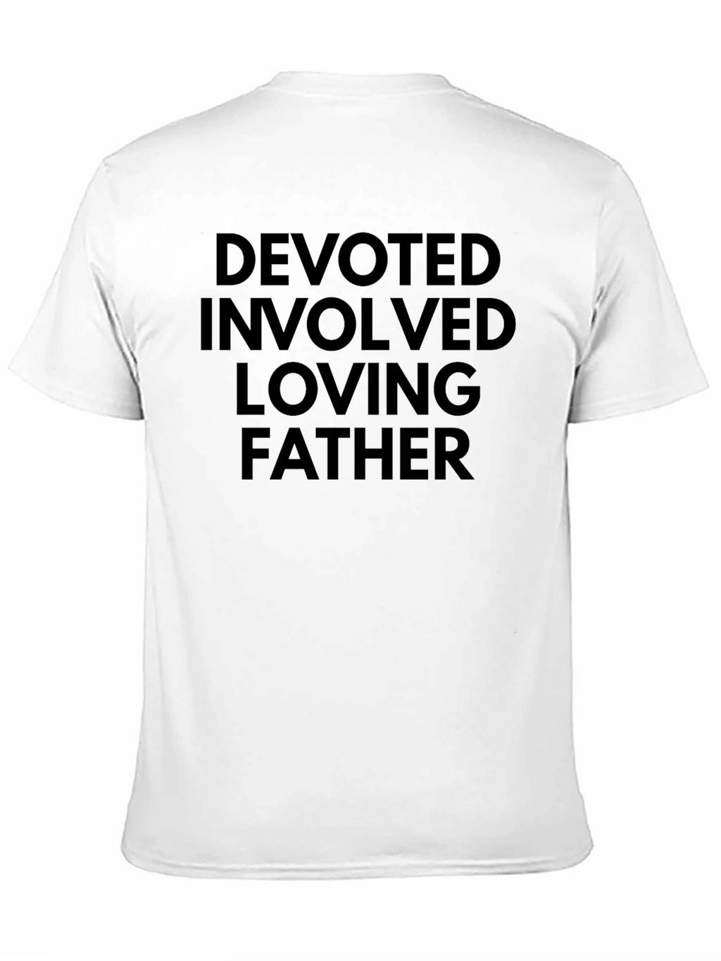 Devoted Loving Father Black T-Shirt