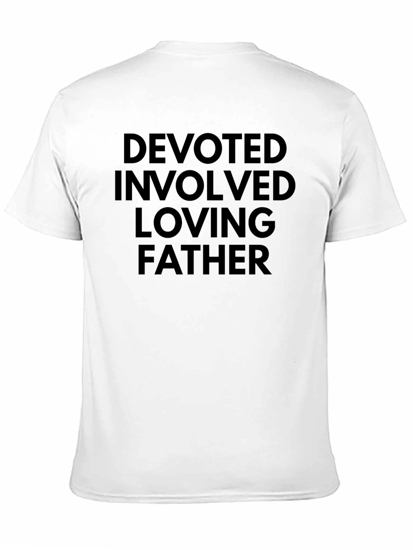 Devoted Loving Father Black T-Shirt