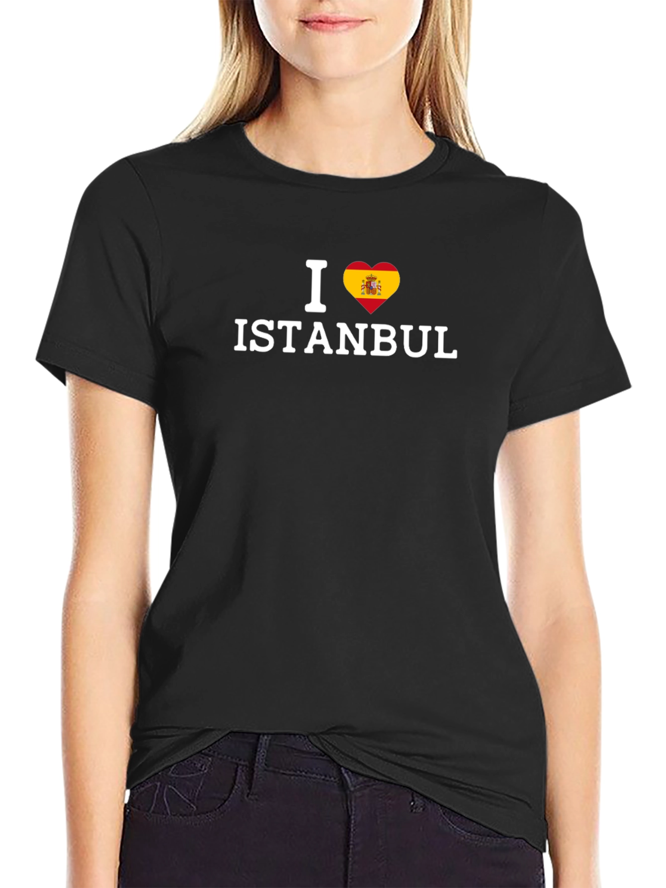 I Heart Spain Istanbul Black T-Shirt