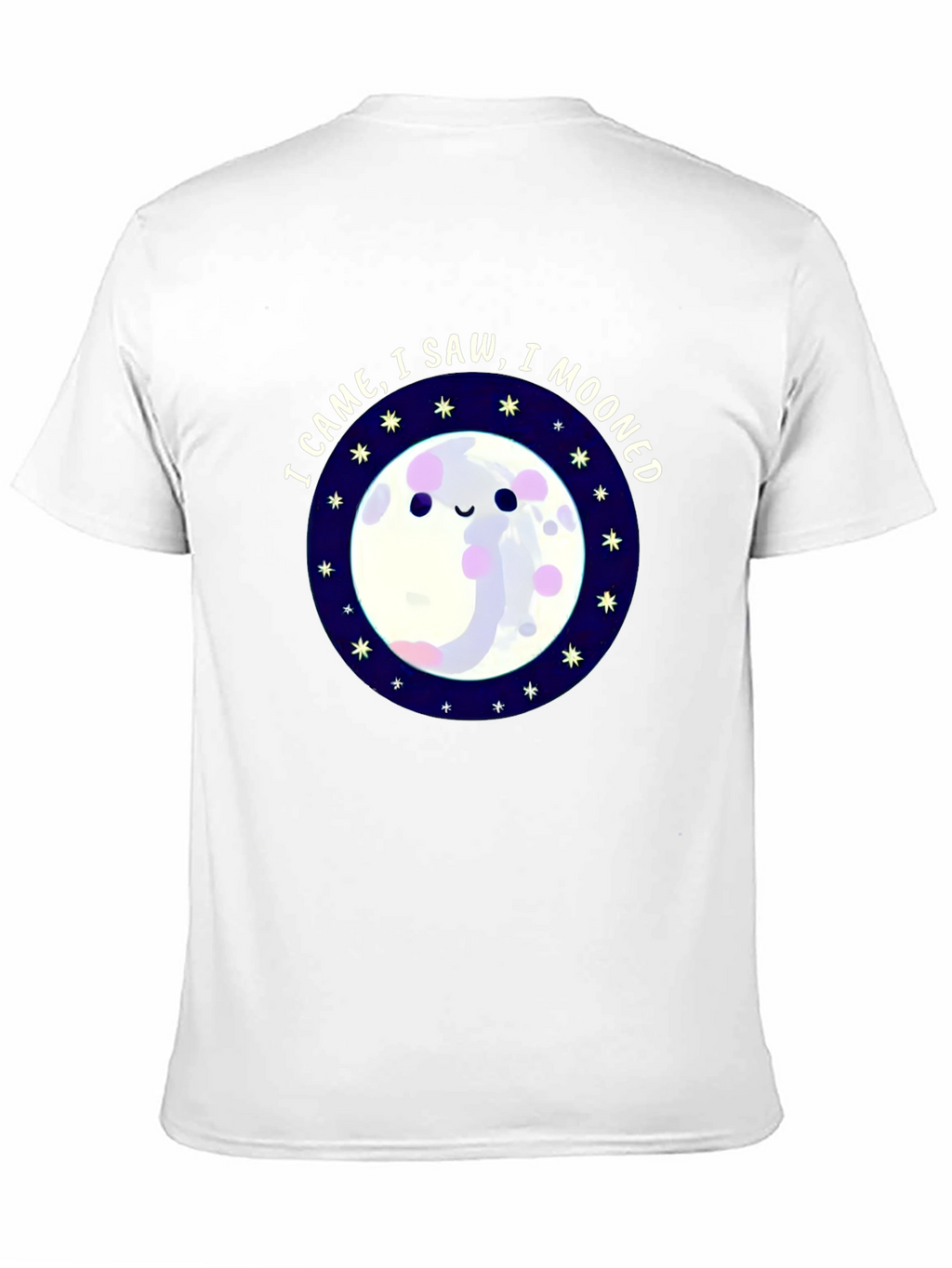 I Came I Saw I Mooned Black T-Shirt