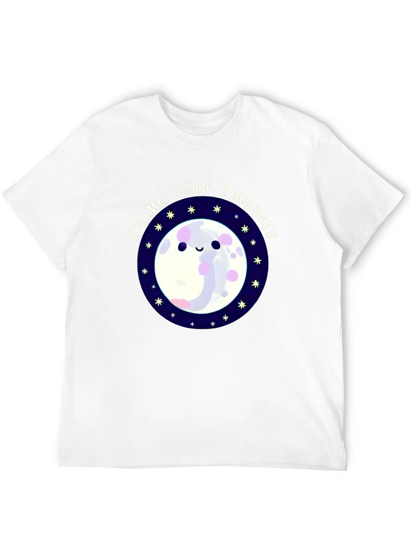 I Came I Saw I Mooned Black T-Shirt