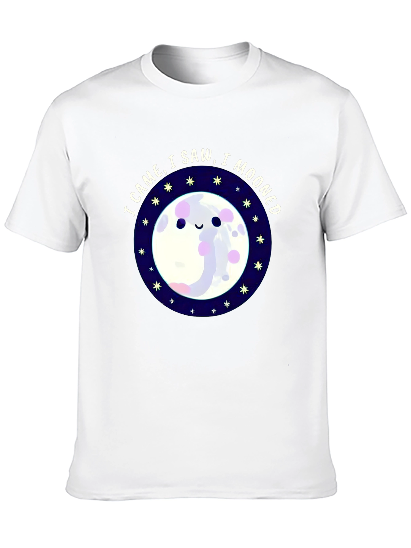I Came I Saw I Mooned Black T-Shirt