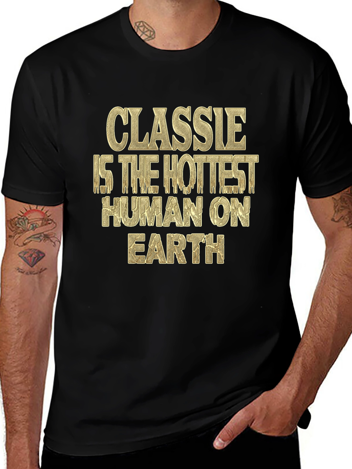 Classie Hottest Human on Earth Graphic Tee