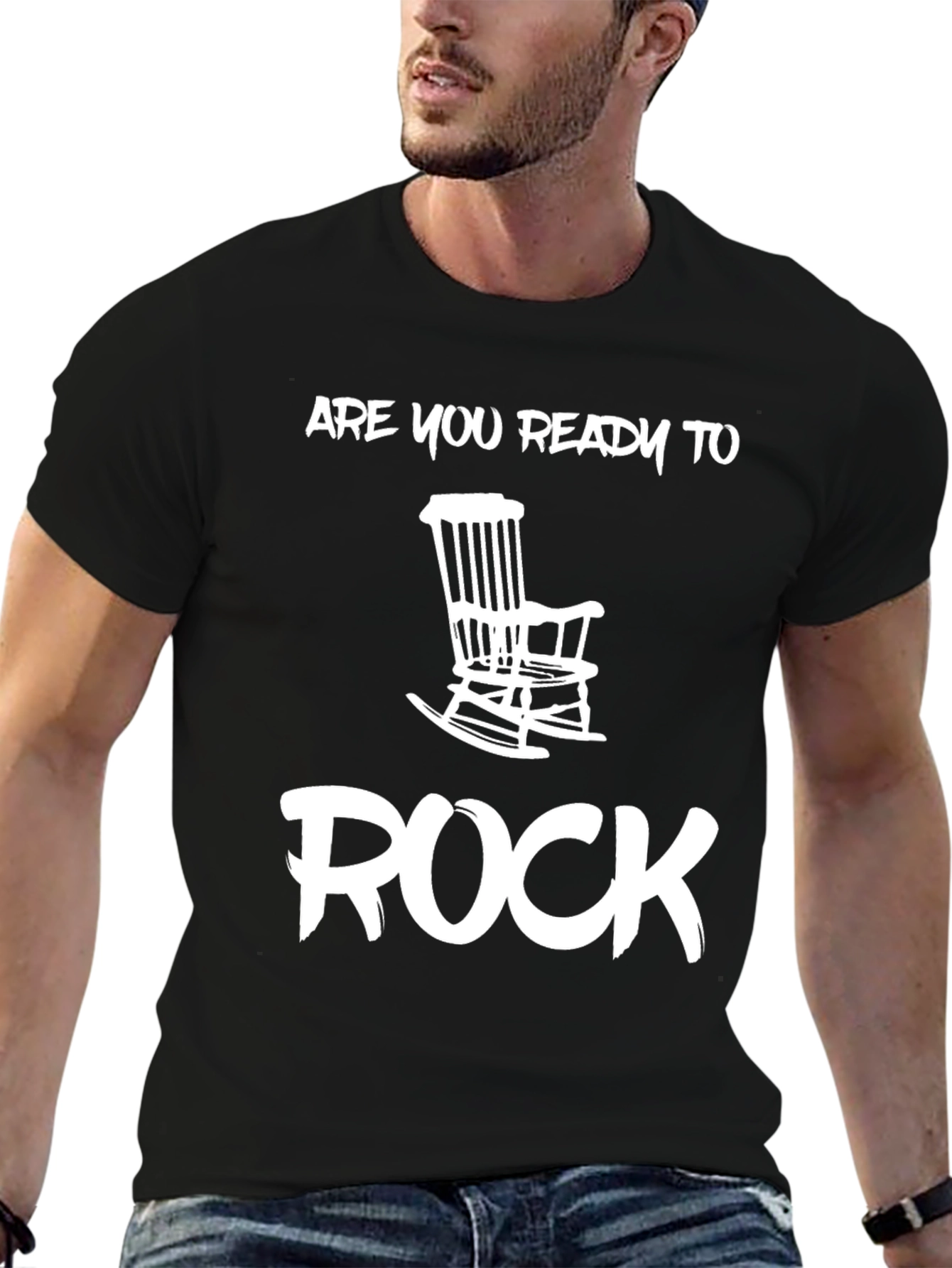 Ready to Rock T-Shirt - Rocking Chair Design