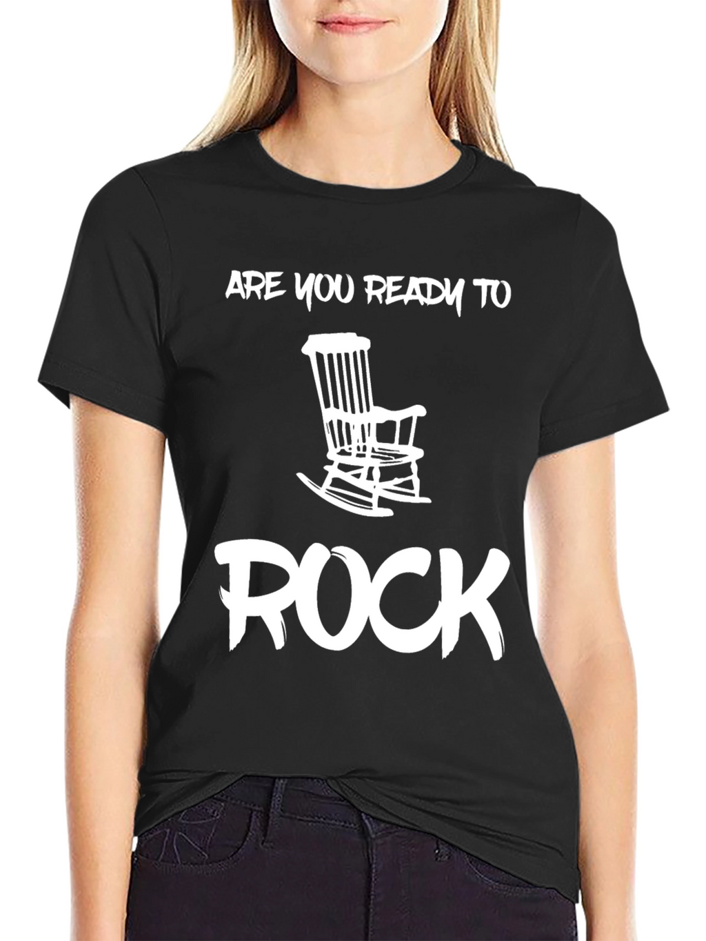 Ready to Rock T-Shirt - Rocking Chair Design