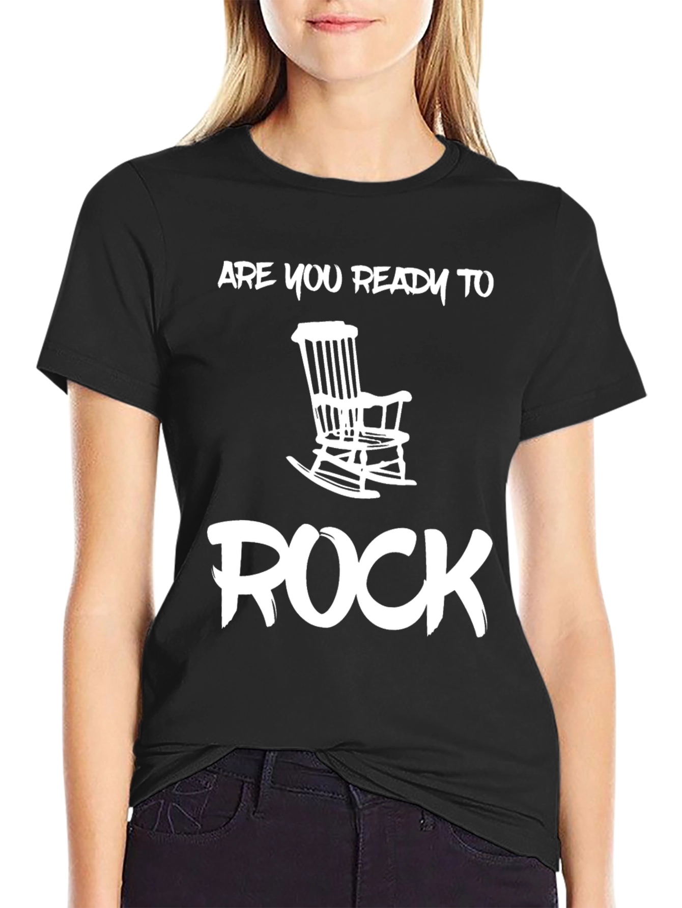 Ready to Rock T-Shirt - Rocking Chair Design