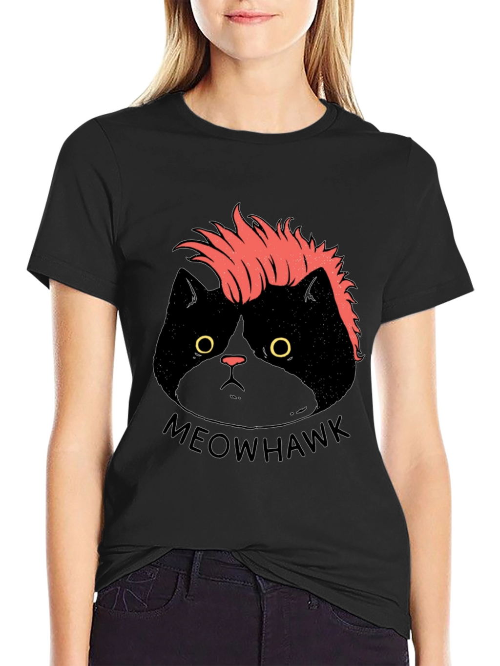 Meowhawk Cat T-Shirt