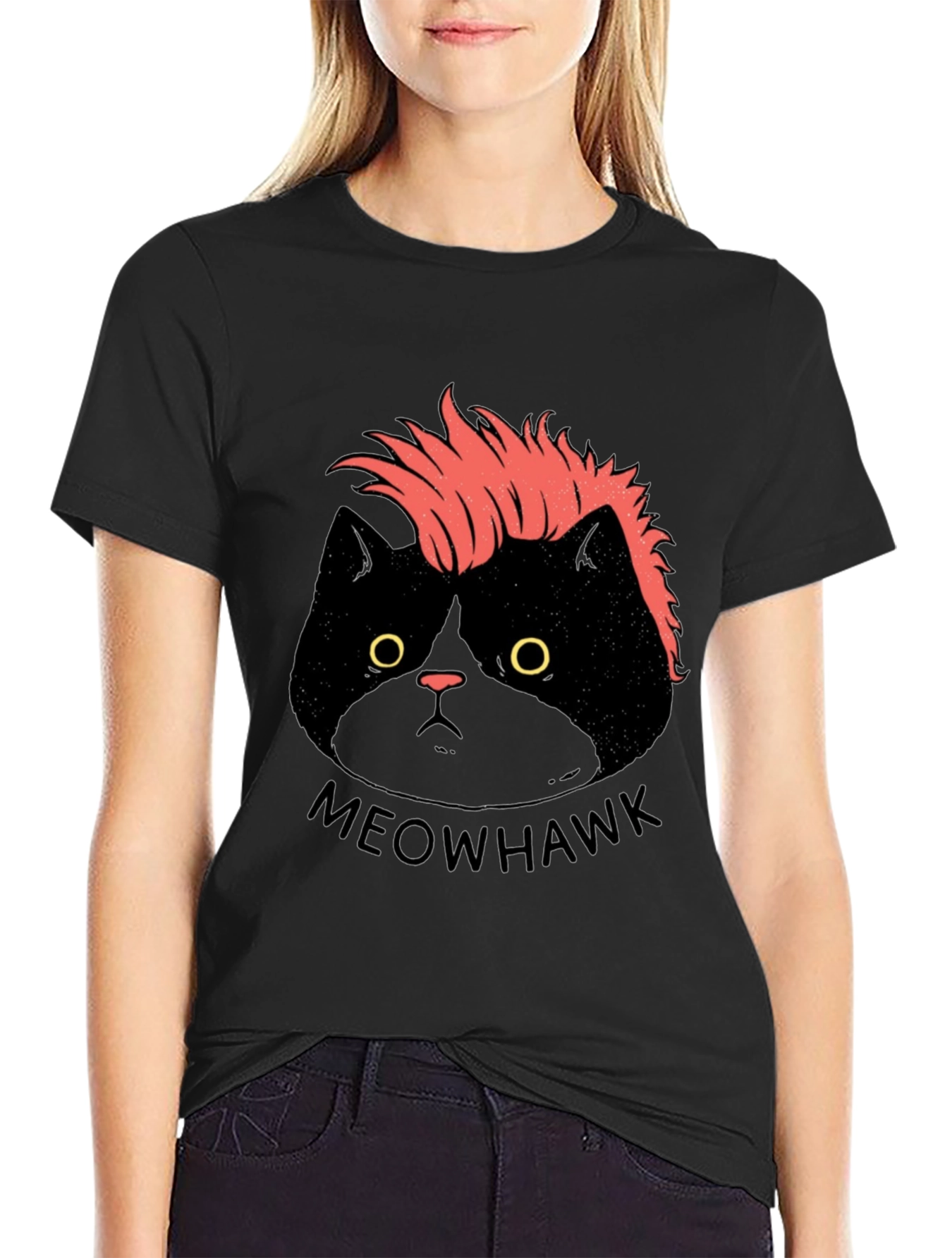 Meowhawk Cat T-Shirt