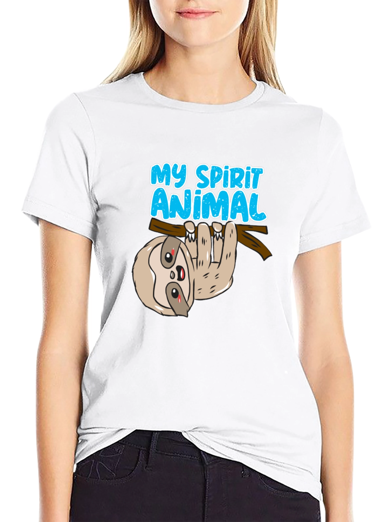 My Spirit Animal Sloth T-Shirt - Soft Cotton Tee