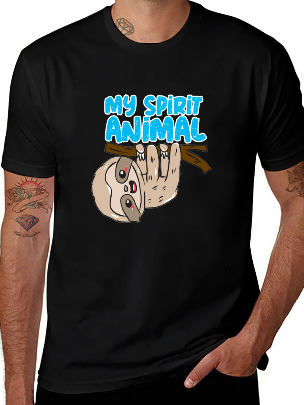 My Spirit Animal Sloth T-Shirt - Soft Cotton Tee