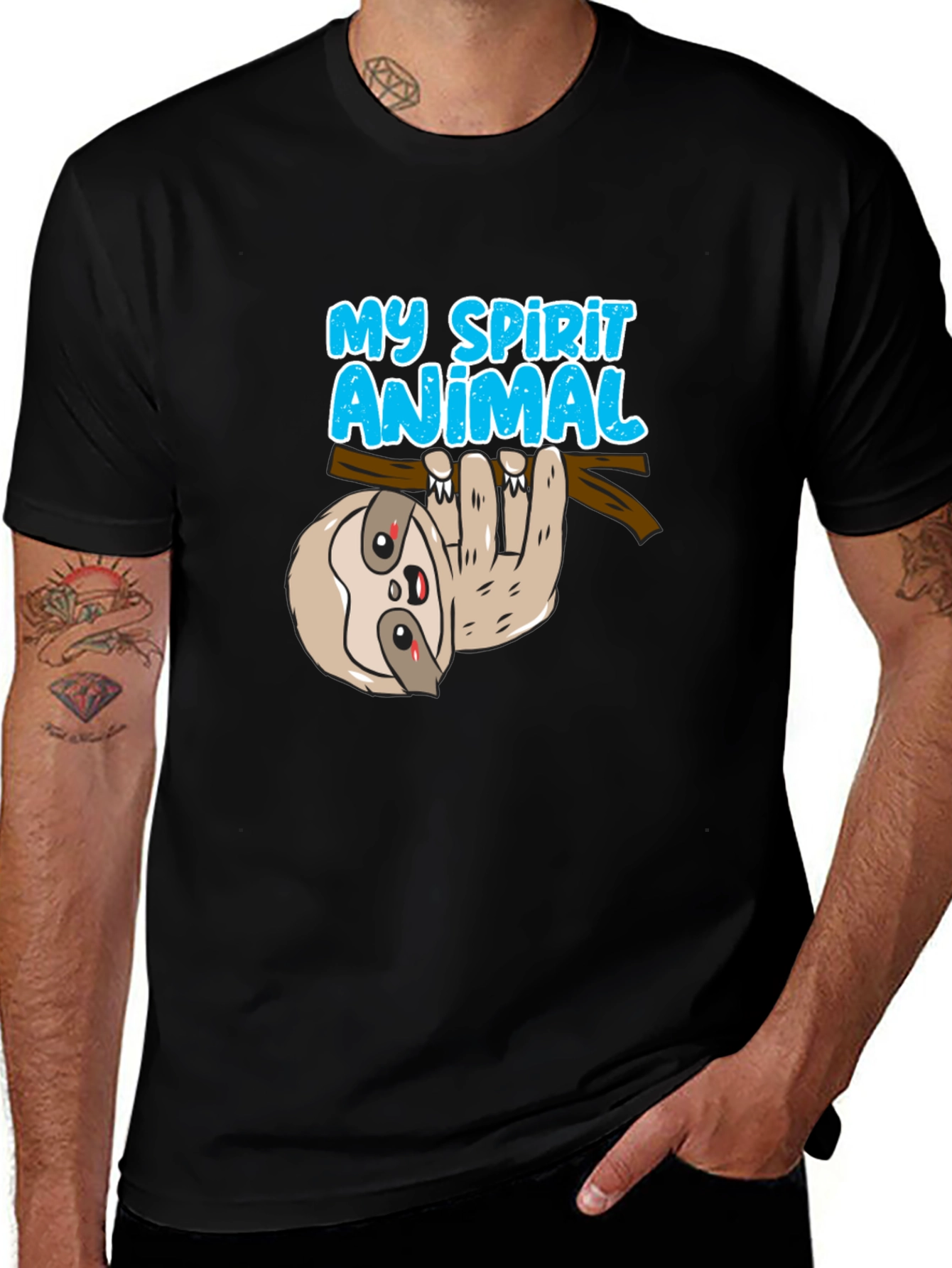 My Spirit Animal Sloth T-Shirt - Soft Cotton Tee
