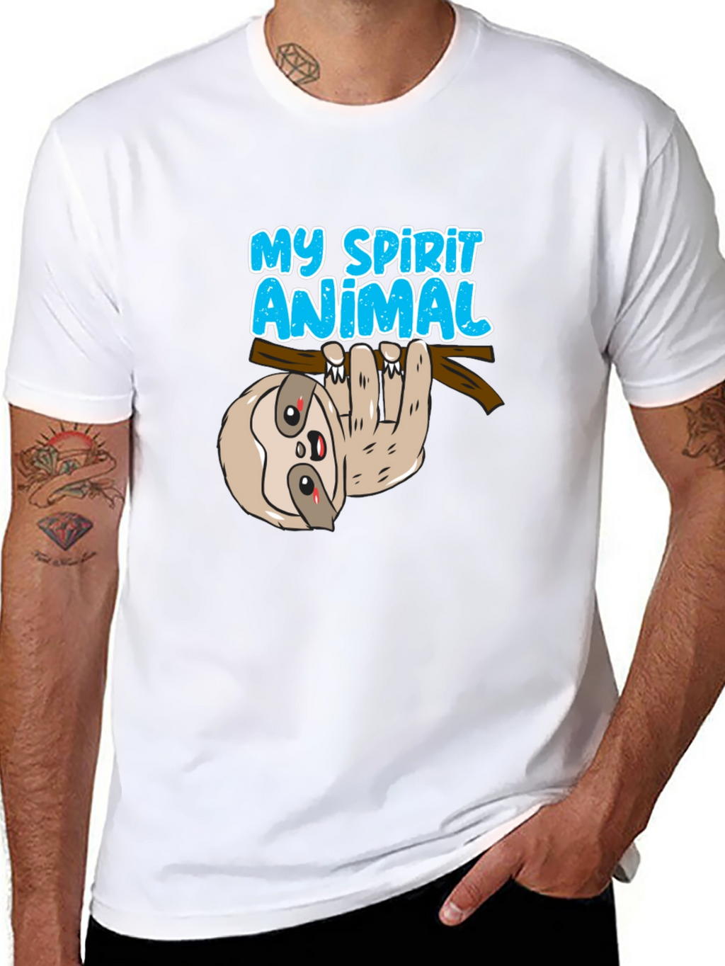 My Spirit Animal Sloth T-Shirt - Soft Cotton Tee