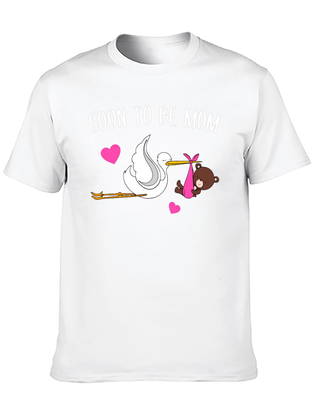 Soon to Be Mom Stork Baby Shower T-Shirt
