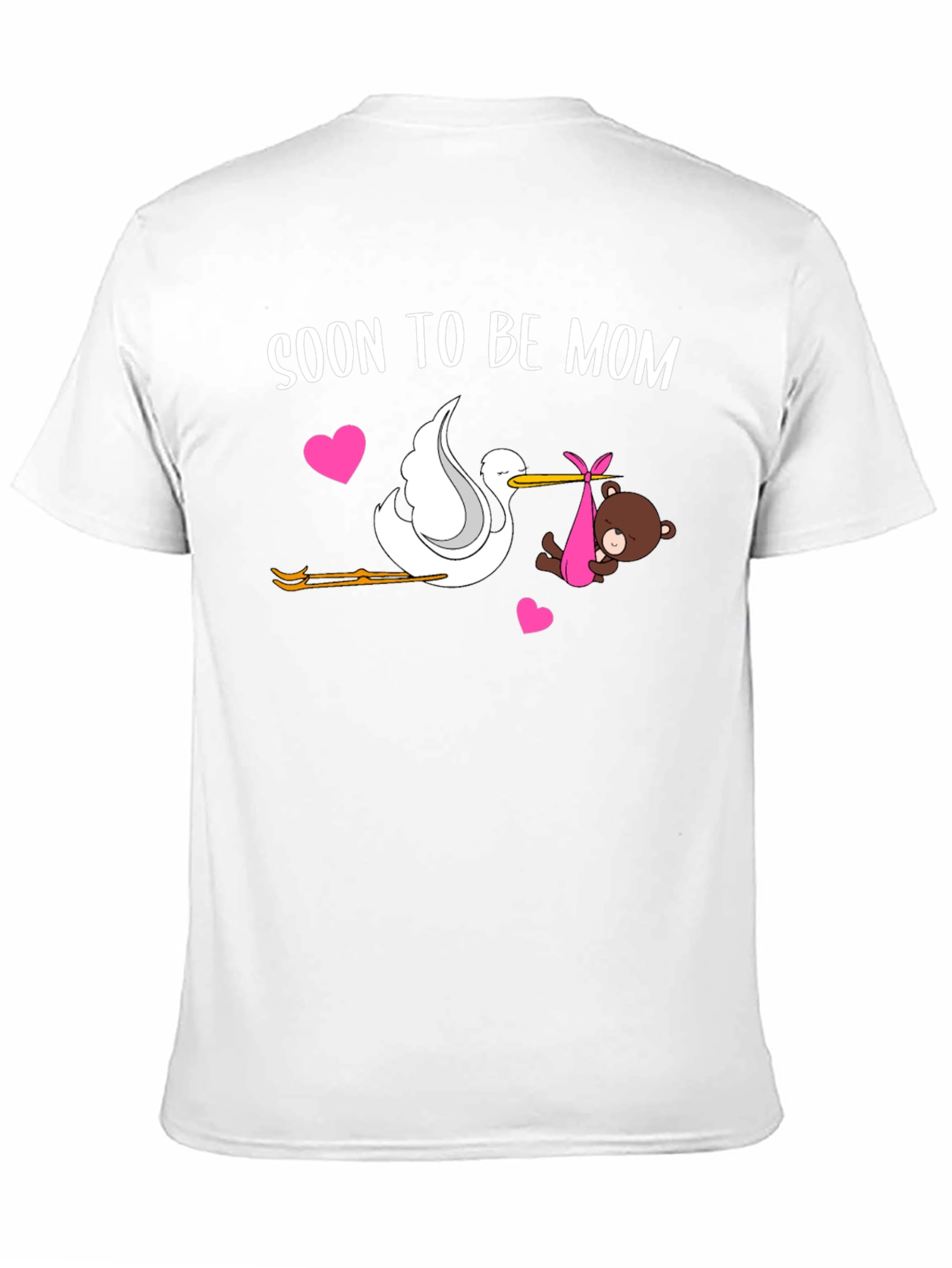 Soon to Be Mom Stork Baby Shower T-Shirt