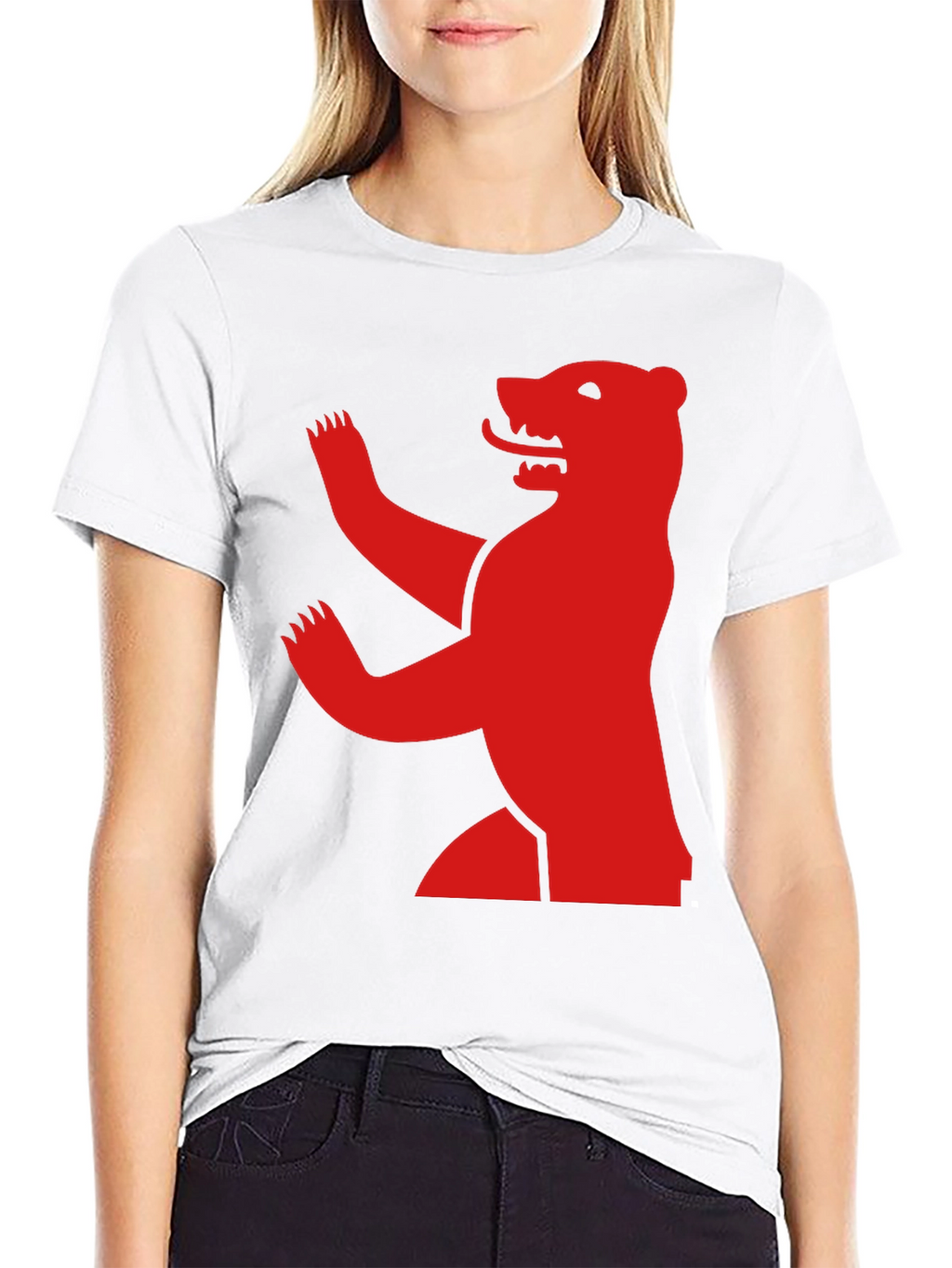 Bear Graphic Black T-Shirt