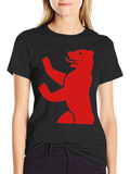 Bear Graphic Black T-Shirt