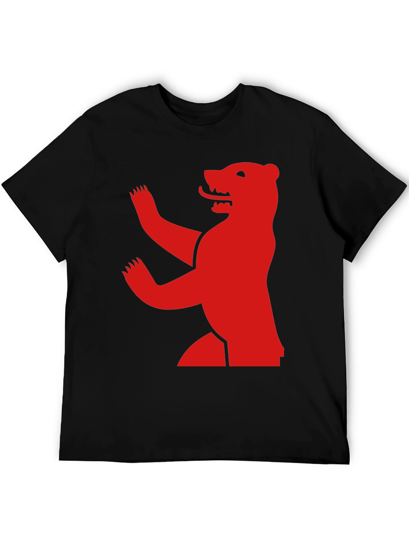 Bear Graphic Black T-Shirt