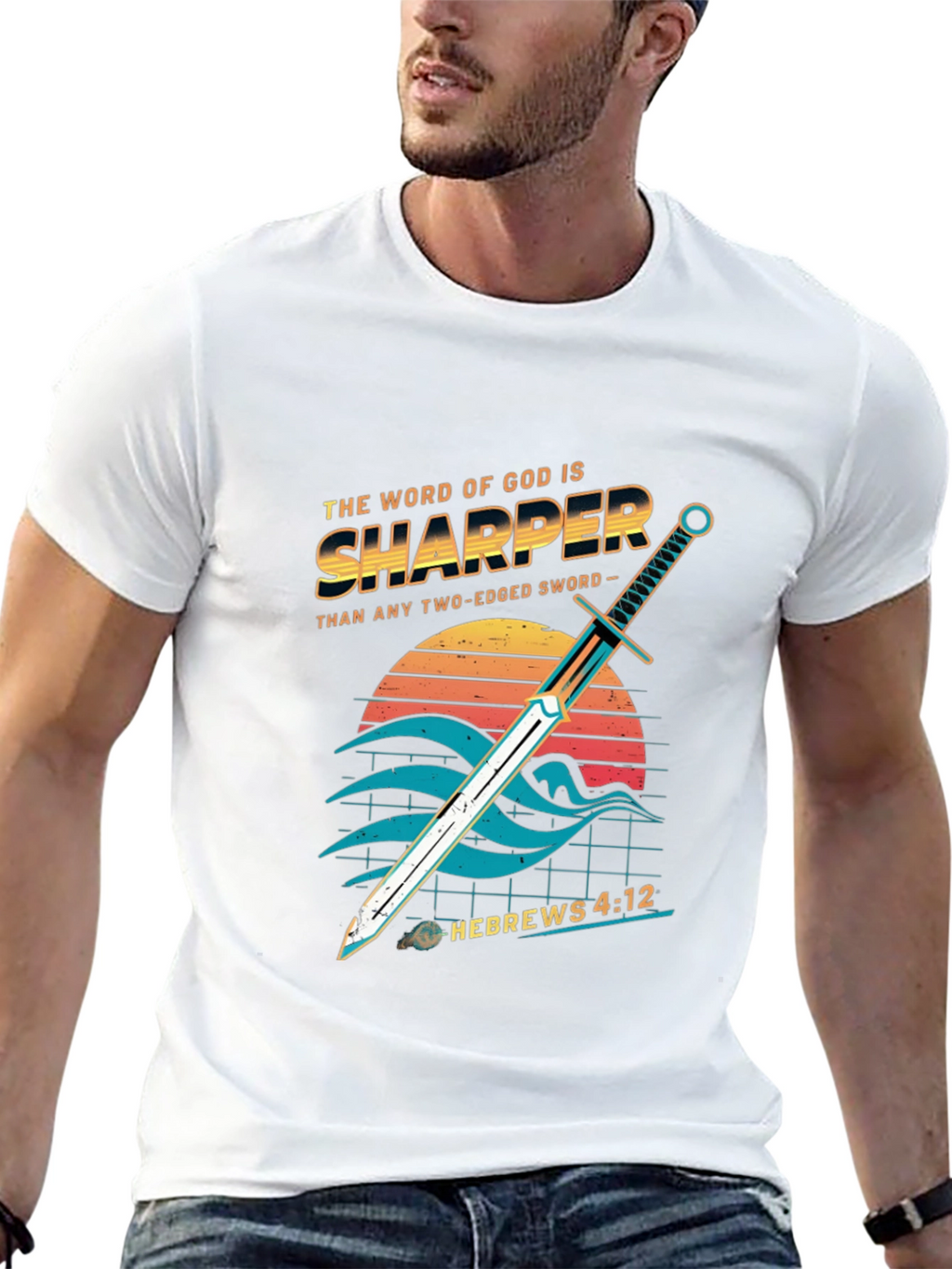 Sword of God Hebrews 4:12 Graphic Tee