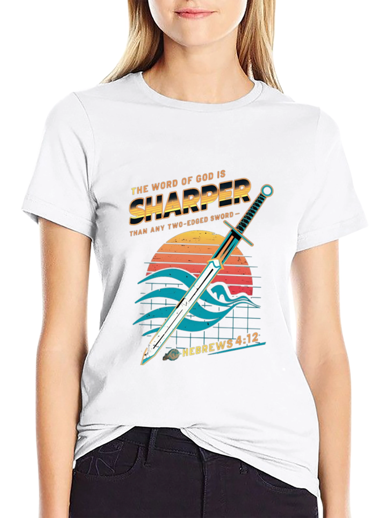 Sword of God Hebrews 4:12 Graphic Tee